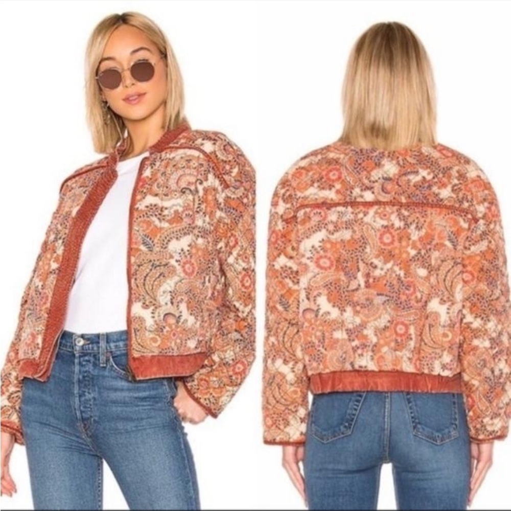Free People Reversible Paisley Jacket